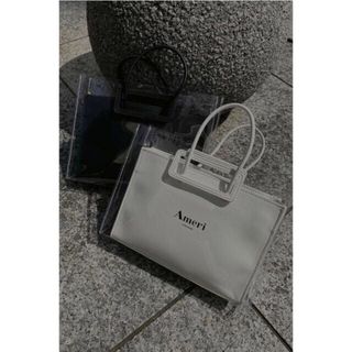 アメリヴィンテージ(Ameri VINTAGE)の新品未使用 ❣️AMERI rain cover shopper bag (白)(ショルダーバッグ)