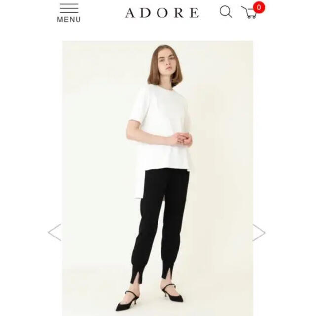 ADORE(アドーア)のLE PHIL ルフィル　ヴィスニットパンツ　サイズ1 レディースのパンツ(カジュアルパンツ)の商品写真