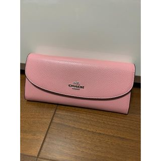 コーチ(COACH)のコーチ　財布　ピンク　長財布　シグネチャー(財布)