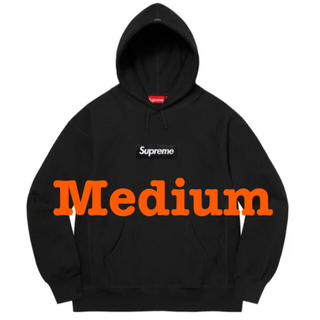 シュプリーム(Supreme)のM 黒　Box Logo Hooded Sweatshirt supreme(スウェット)