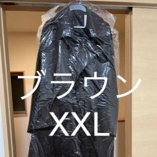 ユニクロ(UNIQLO)のユニクロプラスj カシミヤブレンドラップロングコート　ブラウンXXL(ロングコート)