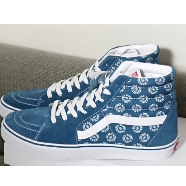 29 supreme vans hole sk8-hi blue