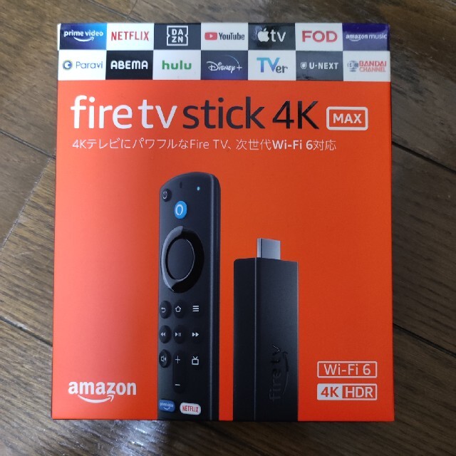 Amazon Fire TV Stick 4K MAX スマホ/家電/カメラのテレビ/映像機器(その他)の商品写真