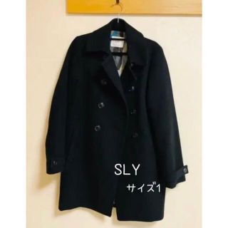 スライ(SLY)のSLY ブラックコート アウター(ロングコート)