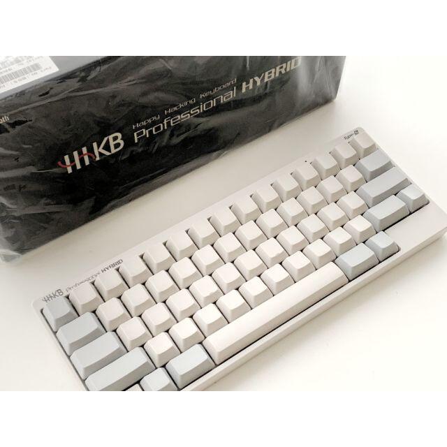 HHKB Professional HYBRID Type-S　無刻印／白　美品 スマホ/家電/カメラのPC/タブレット(PC周辺機器)の商品写真