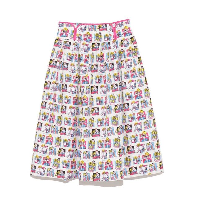 Lily Brown(リリーブラウン)の新品タグ付き LilyBrownリリーブラウン barbie バービー スカート レディースのスカート(ひざ丈スカート)の商品写真