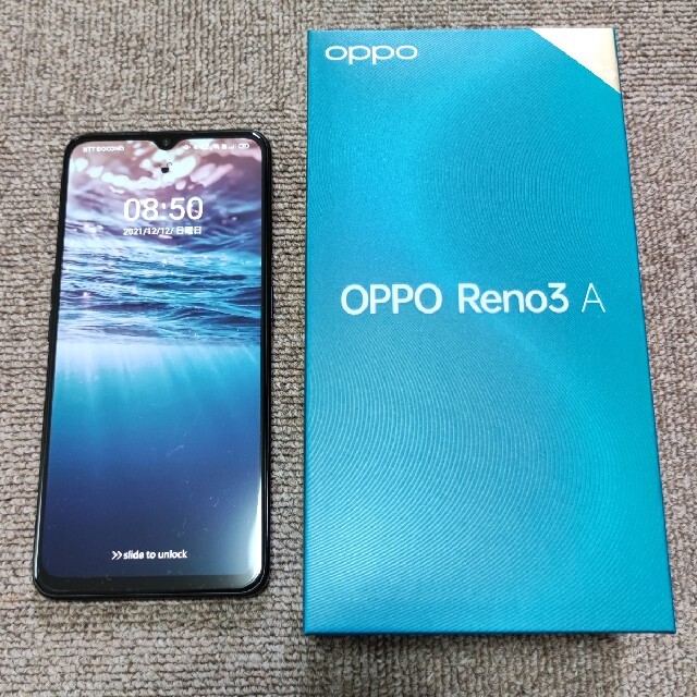 oppo reno 3a ブラック dual-sim版スマートフォン/携帯電話