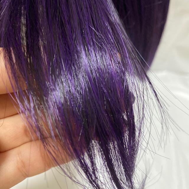 ウィッグ　紫 エンタメ/ホビーのコスプレ(ウィッグ)の商品写真