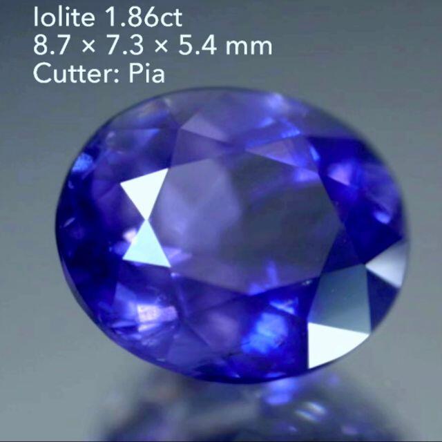 【日替り新作】二色性ハッキリ大粒アイオライト1.86ct????✨