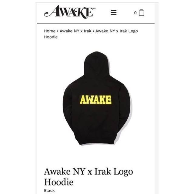 Awake NY IRAK Logo Hoodie