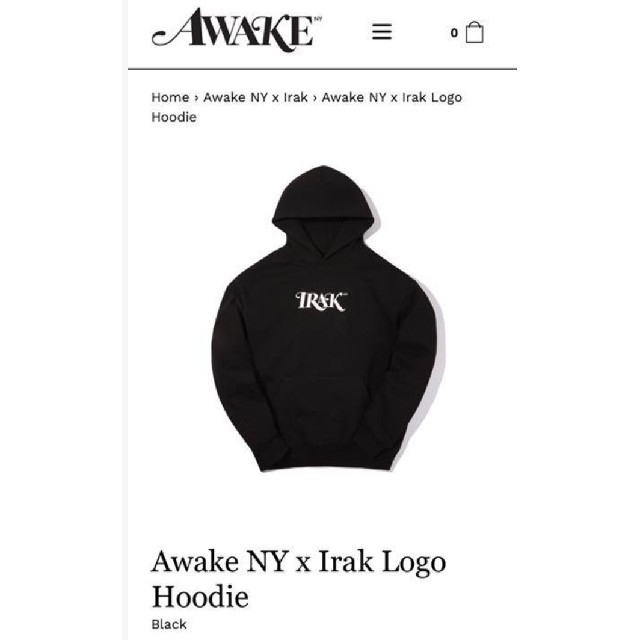 Awake NY IRAK Logo Hoodie