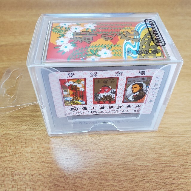 任天堂(ニンテンドウ)の都の花　任天堂　赤　花札 エンタメ/ホビーのテーブルゲーム/ホビー(カルタ/百人一首)の商品写真