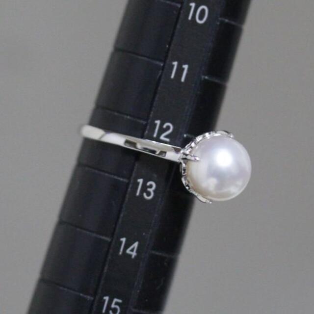 MIKIMOTO(ミキモト)のミキモト MIKIMOTO パール 8mm リング 12.5号 pt900 レディースのアクセサリー(リング(指輪))の商品写真