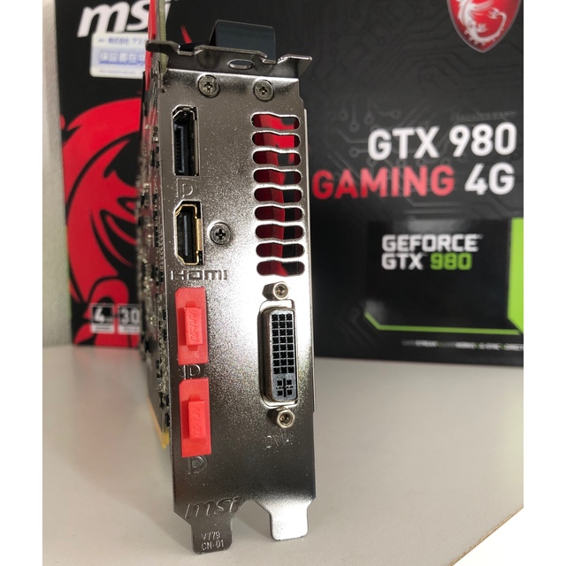 MSI GTX980 GAMING4G スマホ/家電/カメラのPC/タブレット(PCパーツ)の商品写真