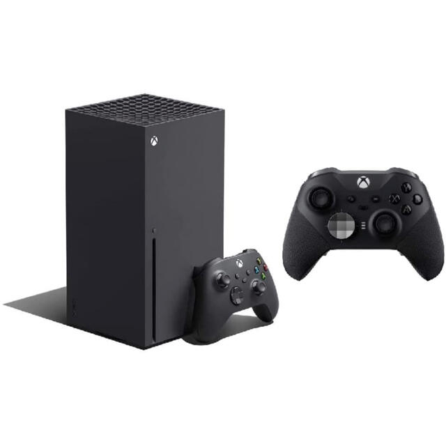 Xbox(エックスボックス)のXbox Series X + Xbox Elite ワイヤレス コントローラー エンタメ/ホビーのゲームソフト/ゲーム機本体(家庭用ゲーム機本体)の商品写真