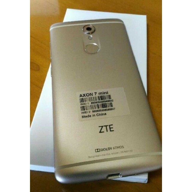 ZTE AXON7 MINI イオンゴールド