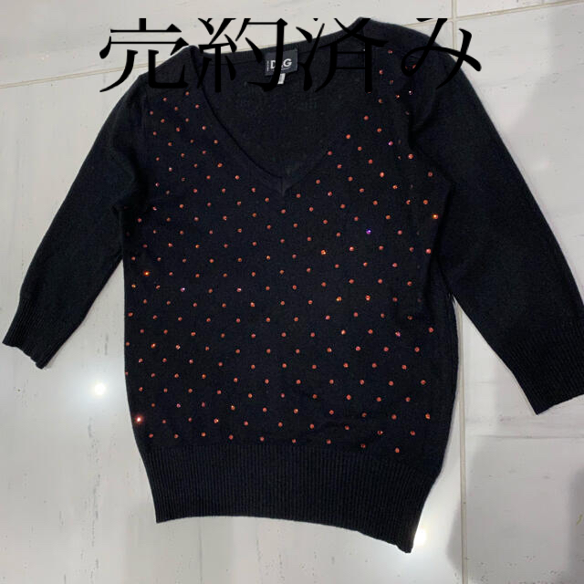 おすすめネット DG 値下げ‼️D&G 薄手ニット ラインストーン - ニット+セーター - samanecorporation.com