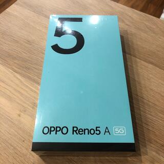 オッポ(OPPO)のシルバーブラック　【新品・未開封】OPPO Reno5 A Y!mobile版　(スマートフォン本体)
