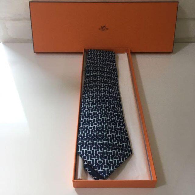 【超美品】エルメス　HERMES 青色　馬具　ホースピット