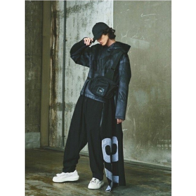 Y-3 VELVET SPACER ZINE ALLOVER PRINTパーカー