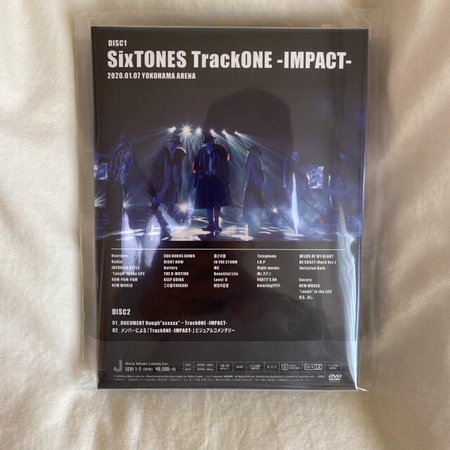 Johnny's(ジャニーズ)のSixTONES/TrackONE-IMPACT-〈初回盤・2枚組〉 エンタメ/ホビーのDVD/ブルーレイ(アイドル)の商品写真