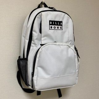 ビラボン(billabong)のお値下げ【BILLABONG】バックパック 白🎒(リュック/バックパック)