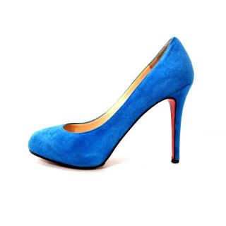 Christian Louboutin(ハイヒール/パンプス ・ ブルー・ネイビー Christian Louboutin(ハイヒール/パンプス ・ ブルー・ネイビー