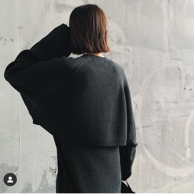 2pieces bolero style knit OP  おさむ様専用 レディースのワンピース(ロングワンピース/マキシワンピース)の商品写真