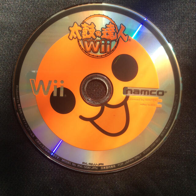 ゲームソフトゲーム機本体太鼓の達人 Wii namco Wii専用ディスク 専用パッケージなし