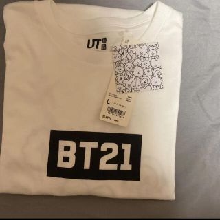 ボウダンショウネンダン(防弾少年団(BTS))のbt21 ユニクロTシャツ(Tシャツ/カットソー(半袖/袖なし))