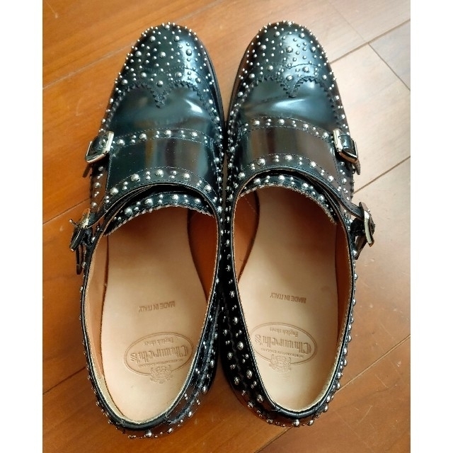 Church´s LANA MET チャーチ ダブルモンク スタッズ シューズ Church´s LANA MET チャーチ ダブルモンク スタッズ シューズ