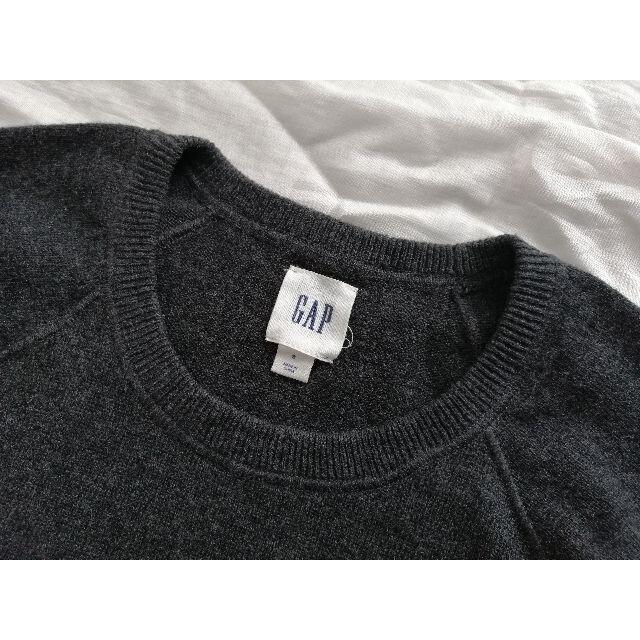 Gap ウール カシミア スウェット ニット セーター ギャップ グレー メンズのトップス(スウェット)の商品写真