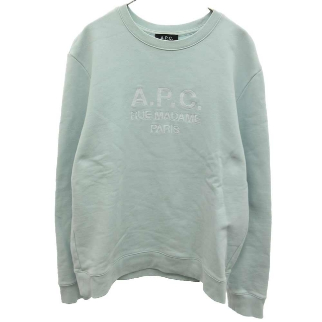 A.P.C. アーペーセー 刺繍ロゴ  トレーナー  スウェット　裏起毛