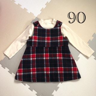 アカチャンホンポ(アカチャンホンポ)の☆セット売り☆ ジャンスカ&トップス　90サイズ(ワンピース)