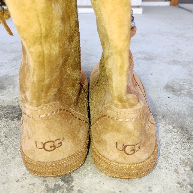 UGG(アグ)のUGG Australia  アグオーストラリア　スエードウエスタンブーツ美品 レディースの靴/シューズ(ブーツ)の商品写真