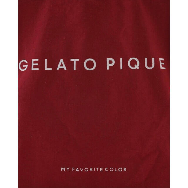 gelato pique(ジェラートピケ)のgelato pique  ジェラートピケ  ホビートート　レッド レディースのバッグ(トートバッグ)の商品写真