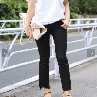 ドゥーズィエムクラス(DEUXIEME CLASSE)のDeuxieme MOTHER FADED BLACK INSIDER CROP(クロップドパンツ)