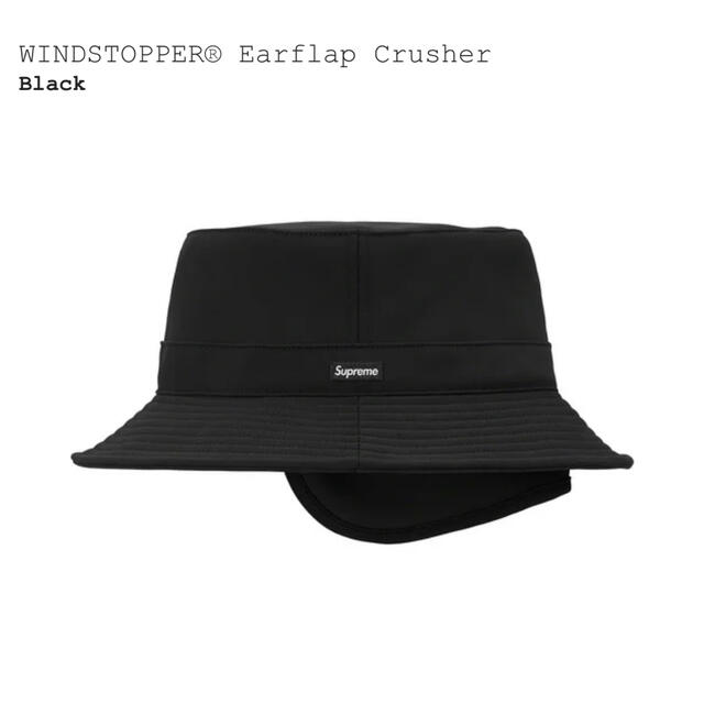 Supreme - Supreme WINDSTOPPER Earflap Crusher ML 黒の通販 by にゃ ...