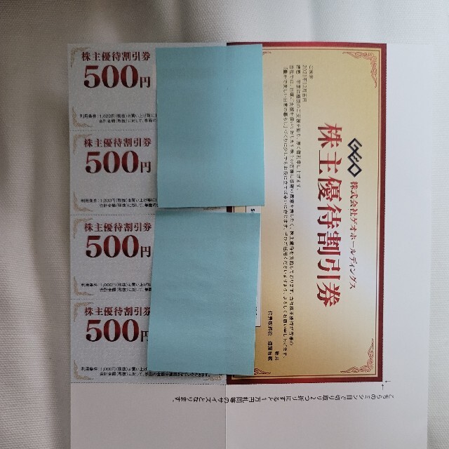 GEO　株主優待割引券 チケットの優待券/割引券(ショッピング)の商品写真