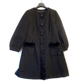 トゥービーシック(TO BE CHIC)のトゥービーシック ダウンコート 46 XL - 黒(ダウンコート)