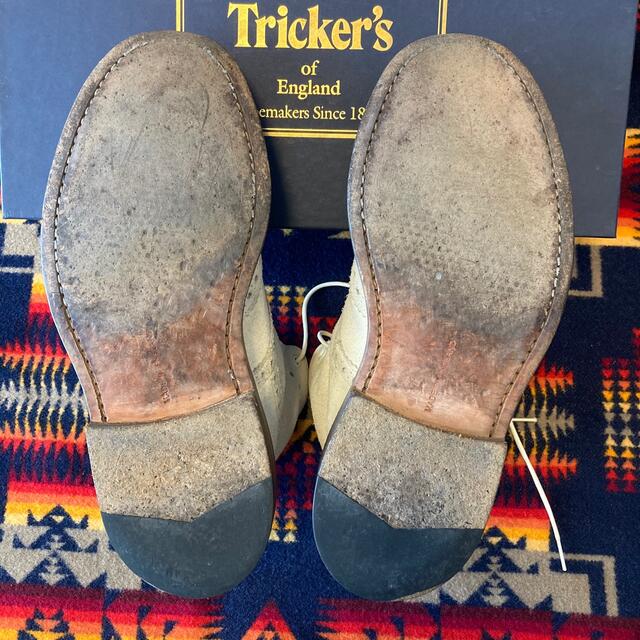 Tricker's × SHIPS ブーツ スウェード