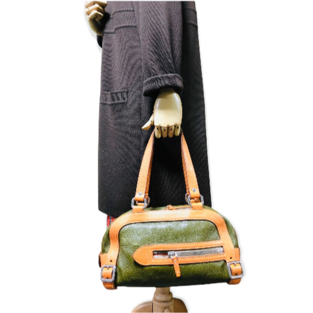 PRADA(プラダ)の【美品】☆PRADA プラダ Vintage シルバー金具 レザーボストン レディースのバッグ(ハンドバッグ)の商品写真
