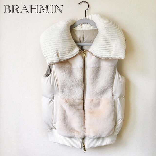 BRAHMIN(ブラーミン)の【BRAHMIN】リバーシブル ダウンベスト エコファー ブラーミン レディースのジャケット/アウター(ダウンベスト)の商品写真