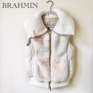 ブラーミン(BRAHMIN)の【BRAHMIN】リバーシブル ダウンベスト エコファー ブラーミン(ダウンベスト)