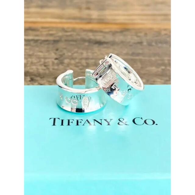 Tiffany & Co.(ティファニー)のTiffany ティファニー 1837 ワイドナロー・フープピアス 925 レディースのアクセサリー(ピアス)の商品写真