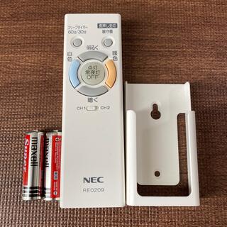 エヌイーシー(NEC)のNEC シーリングライト照明　リモコン　RE0209(天井照明)