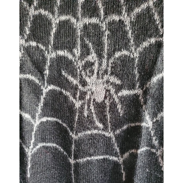 新品☆hysteric glamourﾋｽﾃﾘｯｸﾗﾏｰ☆蜘蛛の巣ロングニット