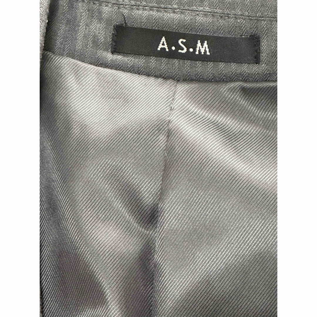 A.S.M ATELIER SAB MEN(エイエスエム)のATELIER SAB for men シャドーストライプ　グレー　ジャケット レディースのジャケット/アウター(テーラードジャケット)の商品写真