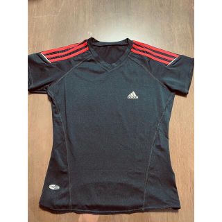 アディダス(adidas)のadidas アディダス Tシャツ　黒(Tシャツ(半袖/袖なし))