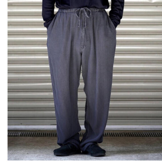 COMOLI 21aw シルクネルドローストリングパンツ サイズ1